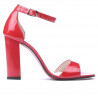 Women sandals 1259 patent red