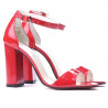 Women sandals 1259 patent red