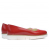 Women casual shoes 677 patent red
