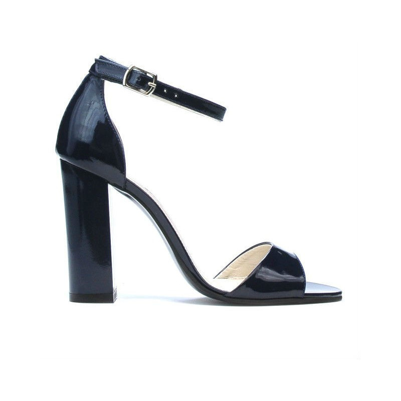 Women sandals 1259 patent indigo