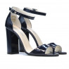 Women sandals 1259 patent indigo