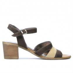Women sandals 5024 cafe velour combined