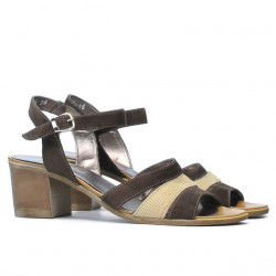 Women sandals 5024 cafe velour combined