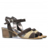 Women sandals 5024 cafe velour combined