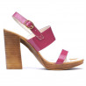 Women sandals 5028 patent fucsia