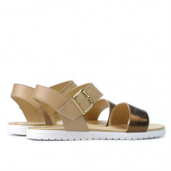 Women sandals 5036 aramiu+beige