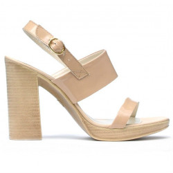 Women sandals 5028 patent nude