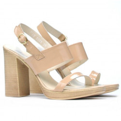 Women sandals 5028 patent nude
