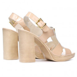 Women sandals 5029 patent nude