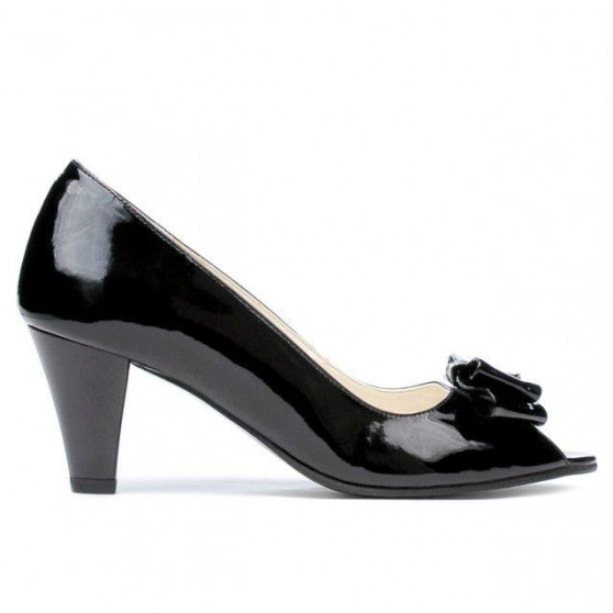 Women sandals 1255 patent black