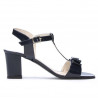 Women sandals 1257 patent indigo