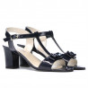 Women sandals 1257 patent indigo