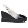 Women sandals 5026 black+white