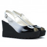 Women sandals 5026 black+white