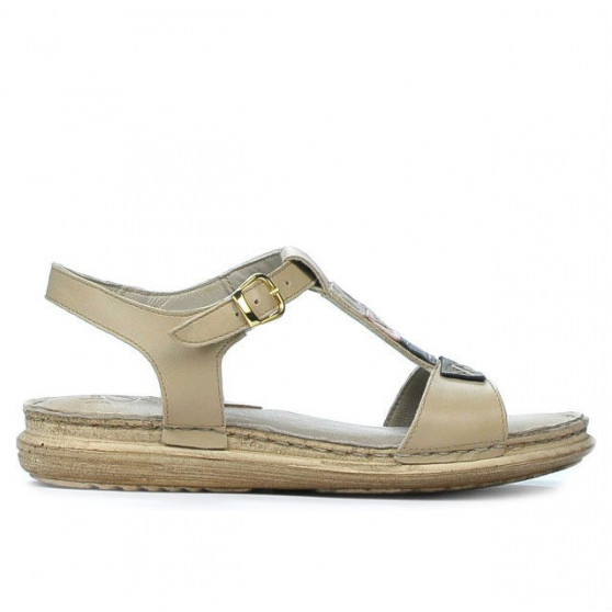 Women sandals 5040 beige