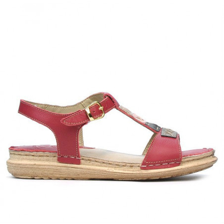 Women sandals 5040 red