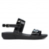 Women sandals 5035 patent black