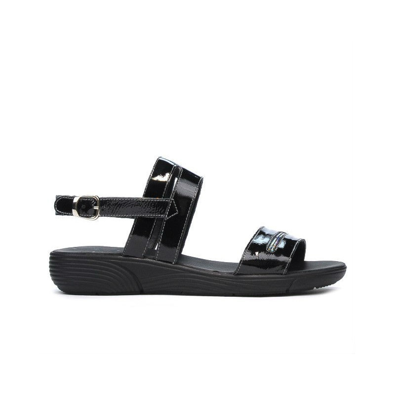 Women sandals 5035 patent black