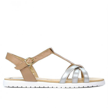 Women sandals 5038 silver combined