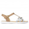 Women sandals 5038 silver combined