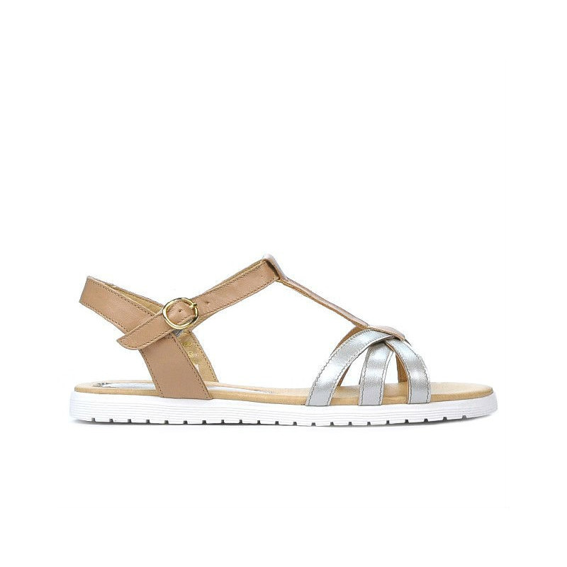 Women sandals 5038 silver combined