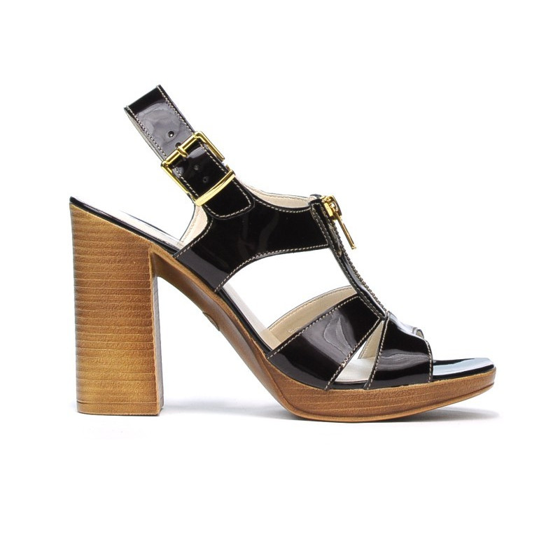 Women sandals 5029 patent bordo