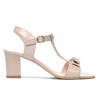 Women sandals 1257 patent ivory