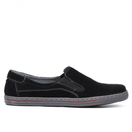 Women sport shoes 624 black velour