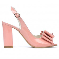 Women sandals 1256 patent pink