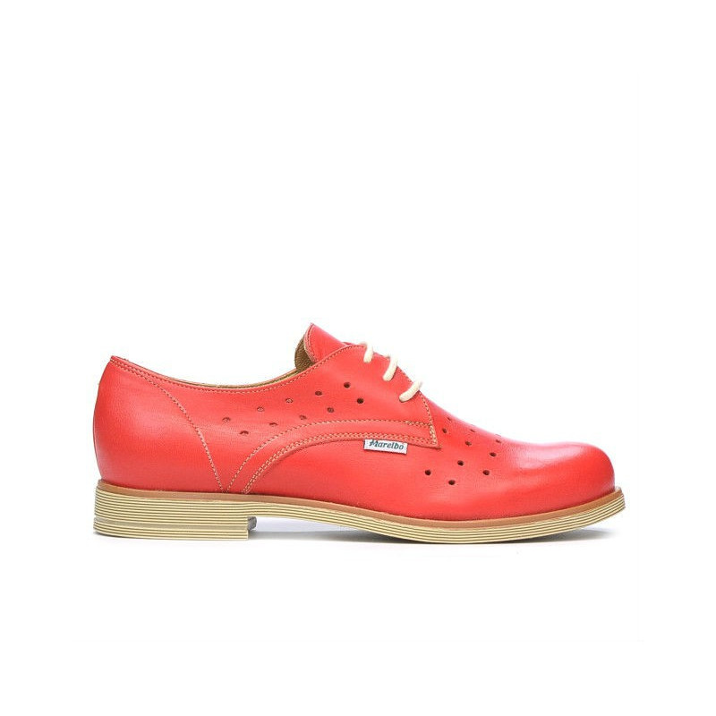 Women casual shoes 678 red coral