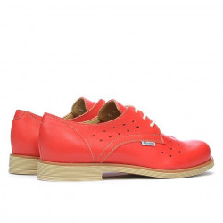 Women casual shoes 678 red coral