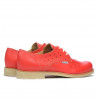 Women casual shoes 678 red coral