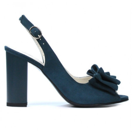 Women sandals 1256 turcoaz antilopa 01