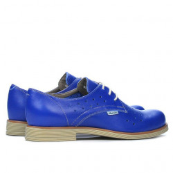 Women casual shoes 678 blue electric
