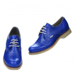 Women casual shoes 678 blue electric
