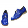 Women casual shoes 678 blue electric