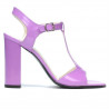 Women sandals 1258 patent light purple