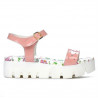 Women sandals 5034 patent pink