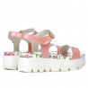Women sandals 5034 patent pink