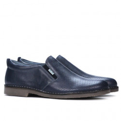 Men casual shoes 7200p indigo perforat