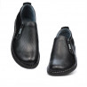 Men casual shoes 7200p black perforat