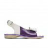 Small children sandals 58c patent purple+beige