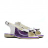 Small children sandals 58c patent purple+beige