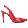 Women sandals 1249 patent red