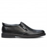 Men casual shoes (large size) 7200mp black perforat