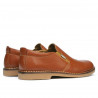 Men casual shoes (large size) 7200mp brown perforat