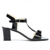 Women sandals 1257 patent black