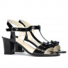 Women sandals 1257 patent black