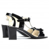 Women sandals 1257 patent black