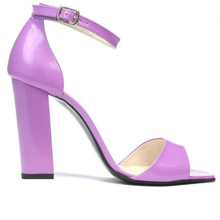 Women sandals 1259 patent light purple